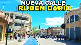ASI ESTA QUEDANDO LA NUEVA CALLE RUBEN DARIO. #elsalvador