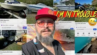 I Picked Up Every Free Boat I Found on Facebook Marketplace (not good)
