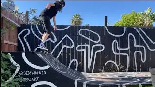 🔴NatGoinBananas live at an Airbnb mini ramp 🛹 (Link to Airbnb in description)