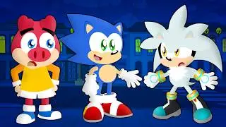 Flonk e Sonic x Silver - Turma Mirim