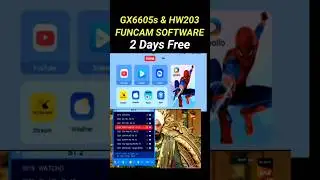 Funcam Gx6605s & HW203 Receiver Software Updates #funcam #gx6605s