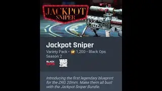 ((NEW)) JACKPOT ZRG 9mm SNIPER WEAPON BLUEPRINT🎰‼️ &ldquo;Call Of Duty Black Ops Cold War&rdquo;