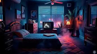 1 Hour • Neo Noir Bedroom • Ambience for Sleep