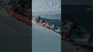 Ice Breaker 🥶❄️ | seaVoyage #ice #coldest #ship #anchor #kerosene #usa #ship #ocean #viralvideo