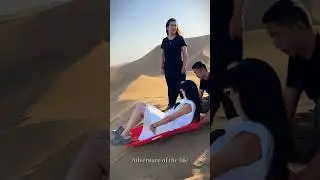 Desert Ride #viral #love #travel #nature #video #shorts #adventure #flyboard #dessert #skydiving