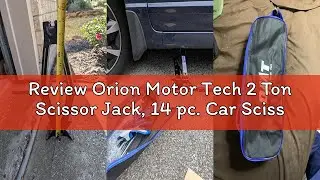 Review Orion Motor Tech 2 Ton Scissor Jack, 14 pc. Car Scissor Jack Kit for Sedan SUV MPV with Drill