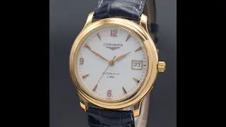 Longines limited wristwatch in 18k pink gold