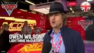CARS 3 | Owen Wilson visits Lewis Hamilton at the British Grand Prix 2017  | Official Disney UK