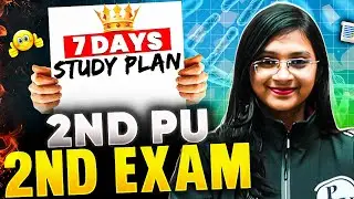 7-Day Study Plan for 2nd PUC Second 2nd Exam✅ #2ndpuc