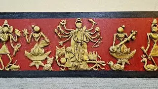  DIY mural art on warli design/ FUSION art.@SipraMondal-b9b 