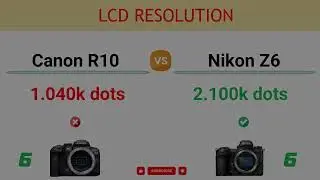 Canon R10 vs Nikon Z6 Comparison: 6 Reasons to buy the R10 and 12 Reasons to buy the Z6