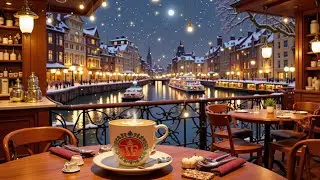 Cozy Winter Jazz Cafe | Bossa Nova & Smooth Piano for Relaxation, Study & Deep Sleep ❄️☕