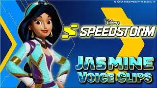 All Princess Jasmine Voice Clips • Disney Speedstorm • All Voice Lines • 2023 (Linda Larkin)