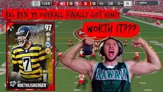 WE FINALLY GET BIG BEN!!! 99 OVERALL!! (MUT 17 REVIEW)