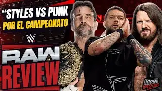 CM PUNK vs AJ STYLES POR EL TÍTULO 💥 ¿Su Último RAW en WWE?