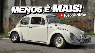 MENOS É MAIS! FUSCA 1968 IMPRESSIONA OS MAIS ATENTOS COM SEUS INÚMEROS DETALHES DE BOM GOSTO!