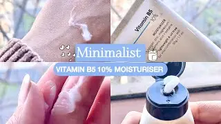 Minimalist Vitamin B5 Moisturiser for oily skin UNSPONSORED HONEST review ! 