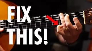 The best Spanish Guitar PINKY EXERCISE ever for buzz-free chords