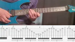 Jason Becker &ndash; Altitudes Sweep Picking Section | TAB