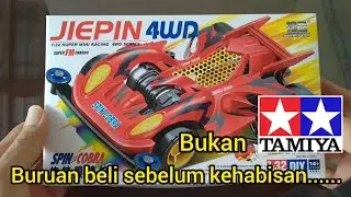 Review of mini 4wd JIEPIN spin COBRA SFM CHASSIS #ミニ四駆 #迷你四驱车 #mini4wd #mini4wdindonesia