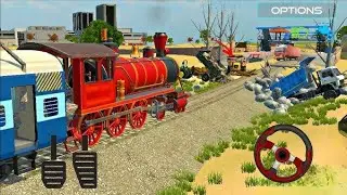 Truck dumper jcb elephant 🐘 vs 🚂 train 