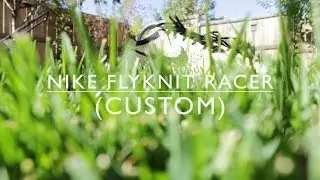 Flyknit Racer Citrus Customs (tutorial) + on foot