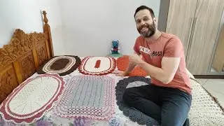 Tapetes de crochê para ver, fazer, vender ou decorar #crochet #tapetecroche #croche #handmade
