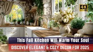 🎃 Cozy Fall Kitchen Decor Ideas 🍂 | Warm & Inviting Autumn Touches for 2025
