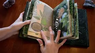 Forest Themed Practical Magic Style Junk Journal, Book of Shadows, Grimoire