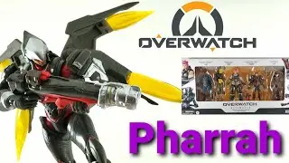 Hasbro Overwatch Ultimates Pharrah Carbon Series 4 Pack Action Figure Review Part 3