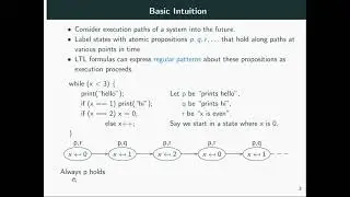 Introduction to LTL. Part 1: Basic Intuition