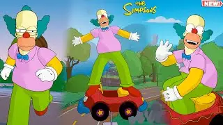 Fortnite KRUSTY THE CLOWN Skin GAMEPLAY! 🤡 (New Simpsons Update)