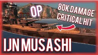 Battle Of Warships: IJN Musashi The OP Exploder!