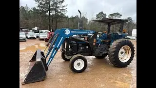 New Holland 5030 Utility Tractor W/ Front End Loader & Canopy