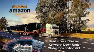 Heavy Haulage load climbing Deloraine Hill Tasmania