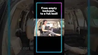 This Car Bed Turns Any Backseat Into a Mini Hotel !🚗🛏️