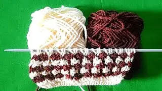Beautiful knitting pattern easy and elegant step by step हिंदी में।