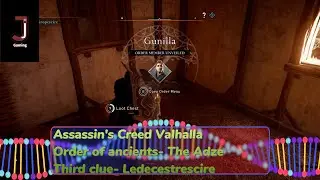 Assassins Creed Valhalla order of the ancients the Adze third clue Ledecestreshire