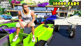 Franklin' s Biggest Car Collection Ever! Shinchan and Chop #gta5