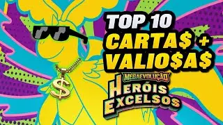 TOP 10 Cartas Mais Caras de HEROIS EXCELSOS - Mega Evolução ME2.5, Nova Coleção Pokémon TCG!