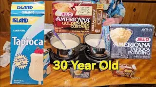 Eating 3 Really Old Pudding, Tapioca Products