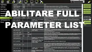 abilitare full parameter list