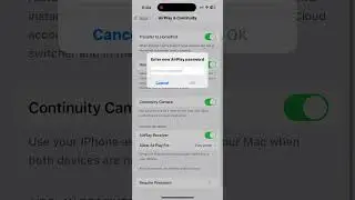 @Set AirPlay password @iphone hacks @iphone tricks @iphone viral @iphone 16 pro #istore guru