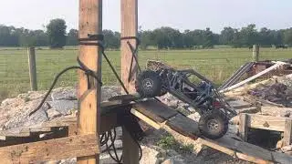 Element Gatekeeper testing the new addition to the backyard course