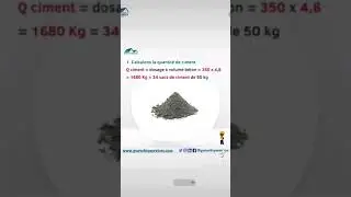 Comment calculer la quantit&eacute; de ciment, de sable, de gravier pour couler une dalle, une semelle etc.