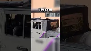 Suntop Gladiator top open in two ways