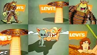 Three enduring old-school animation ads for Levi's Jeans & Cords