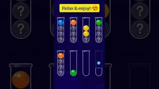 Ball Sort 🎯 Satisfying Color Puzzle! #Shorts
