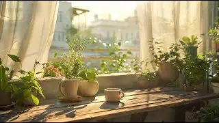 Morning Sunshine & Coffee ☕ | Happy Bossa Lofi for Study and Productivity