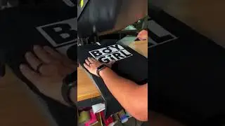 UV light color changing heat transfer vinyl gender reveal! #shorts #htv #customtshirts #tshirts #wow